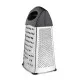 Vogue Heavy Duty Box Grater With Blk Handle & Base - 10''