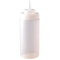 Wide Neck H/d  Sauce Bottle Clear - 16oz