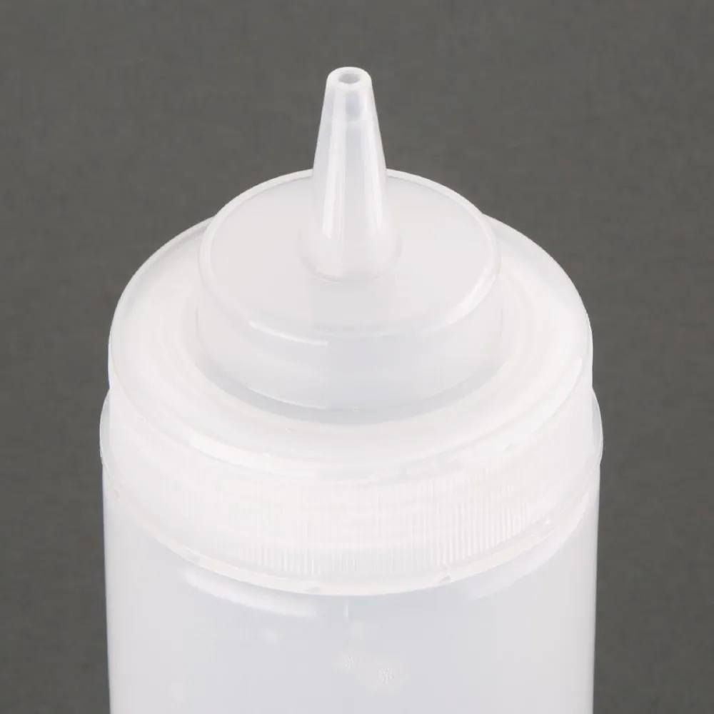 Wide Neck H/d  Sauce Bottle Clear - 16oz