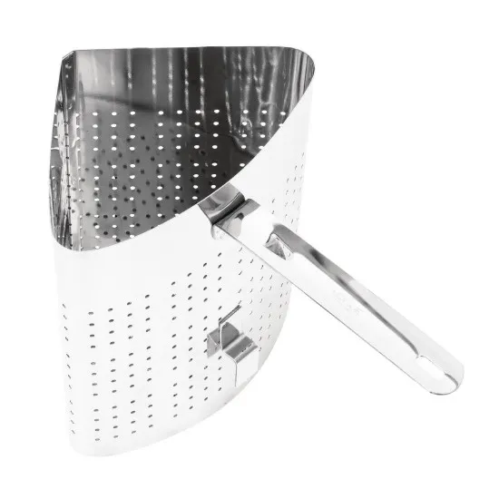 Vogue Stainless Steel Pasta Basket 9x7.8x13''