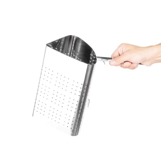 Vogue Stainless Steel Pasta Basket 9x7.8x13''