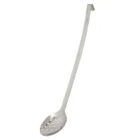 Vogue Long Serving Spoon Perforated St/st - 18''