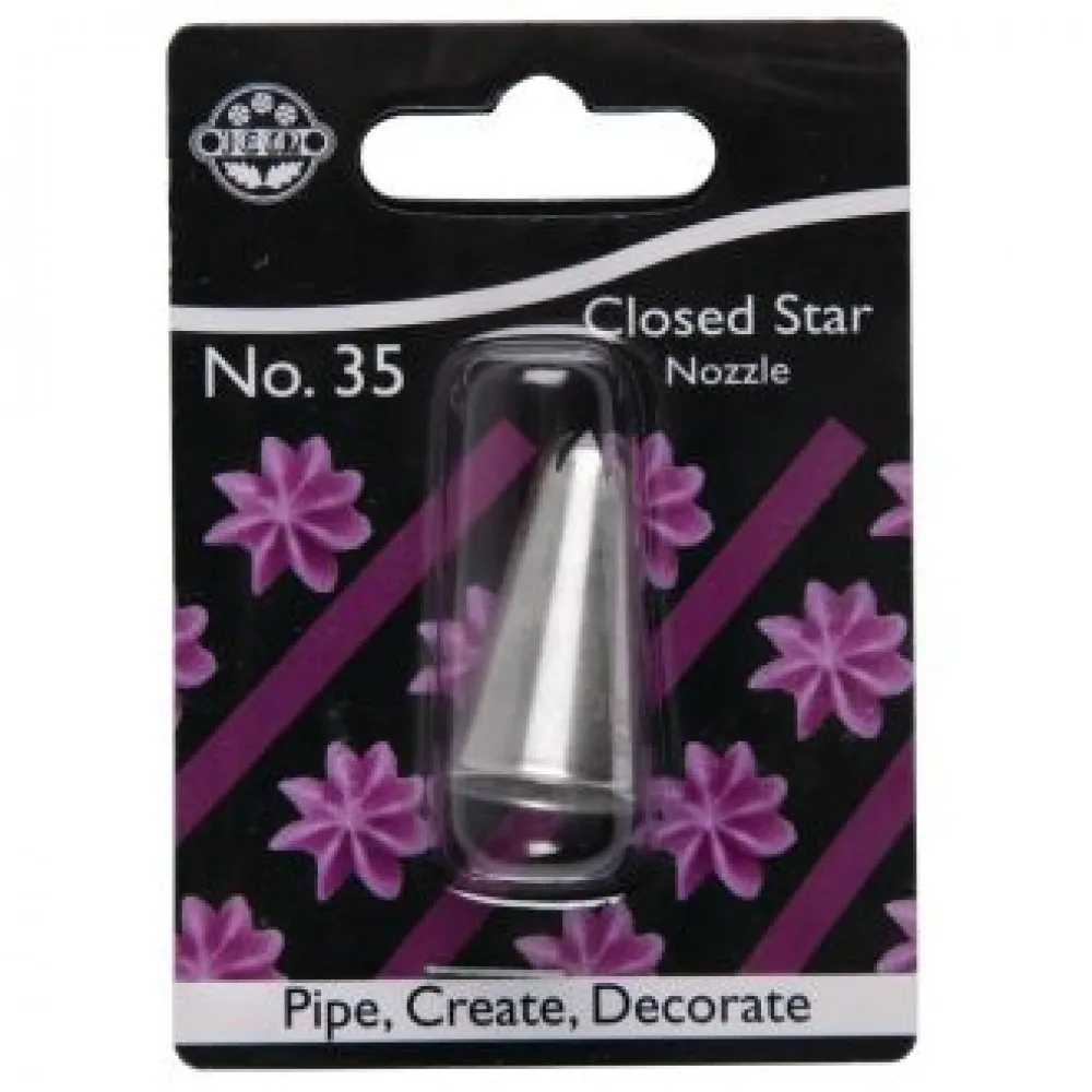 Pme Closed Star Piping Nozzle #35