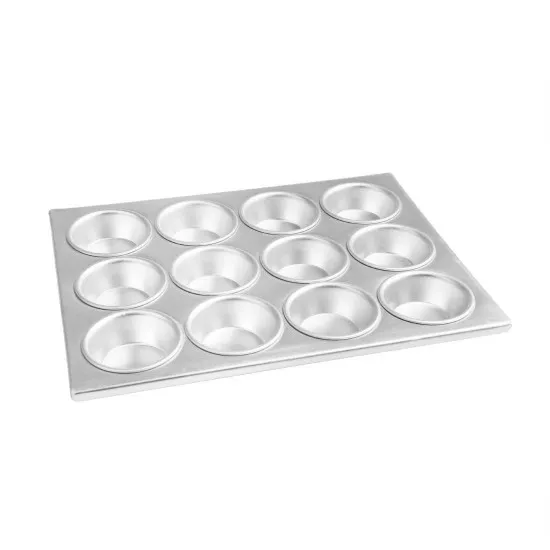 Vogue Aluminium Muffin Tray 24 Hole - Cup Size 80x35mm