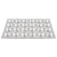 Vogue Aluminium Muffin Tray 24 Hole - Cup Size 80x35mm
