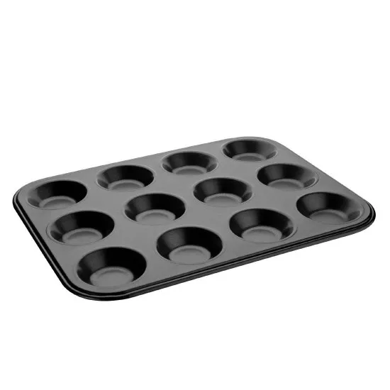 Vogue Non Stick Mini Muffin Tray 12 Cup - 315x238x14mm