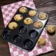 Vogue Non Stick Mini Muffin Tray 12 Cup - 315x238x14mm