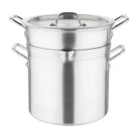 Vogue Double Boiler No Spout (incl Lid) - 4ltr