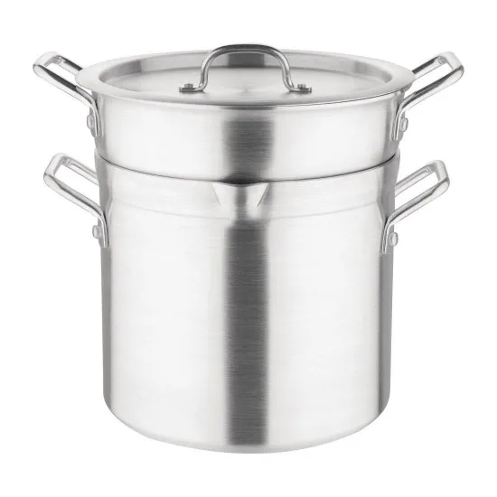 Vogue Double Boiler No Spout (incl Lid) - 4ltr