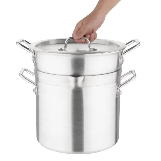 Vogue Double Boiler No Spout (incl Lid) - 4ltr