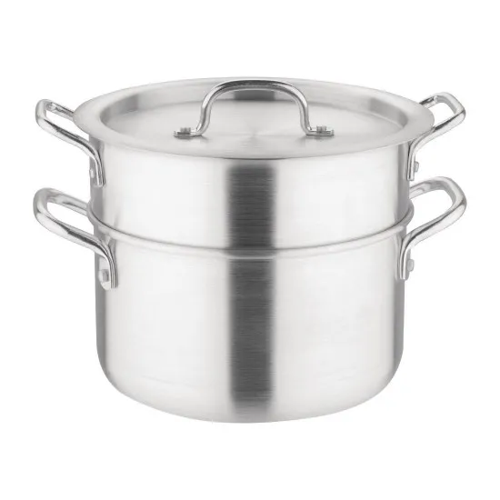 Vogue Double Boiler No Spout (incl Lid) - 4ltr