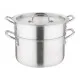 Vogue Double Boiler No Spout (incl Lid) - 4ltr