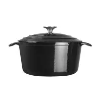 Vogue Round Casserole Blk - 4ltr 235mm