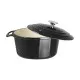 Vogue Round Casserole Blk - 4ltr 235mm