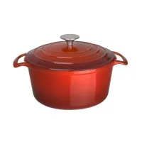 Vogue Round Casserole Red - 4ltr 235mm Dia