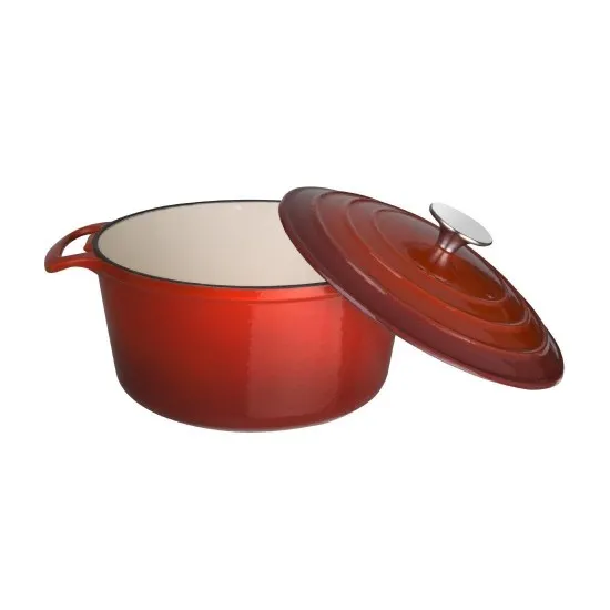 Vogue Round Casserole Red - 4ltr 235mm Dia