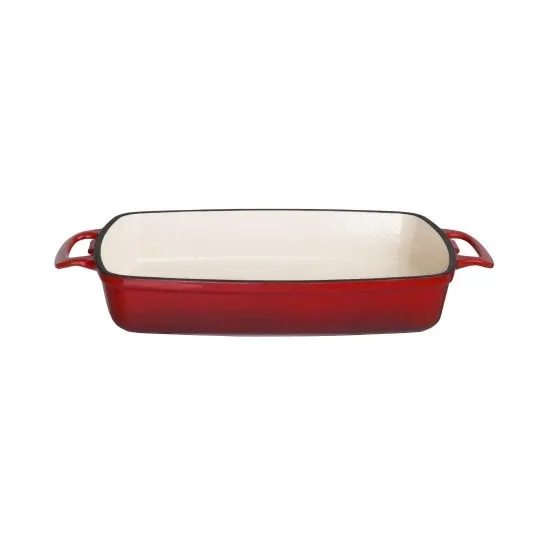 Vogue Rectangular Dish Red - 1.8ltr 40x370x217mm