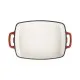 Vogue Rectangular Dish Red - 1.8ltr 40x370x217mm