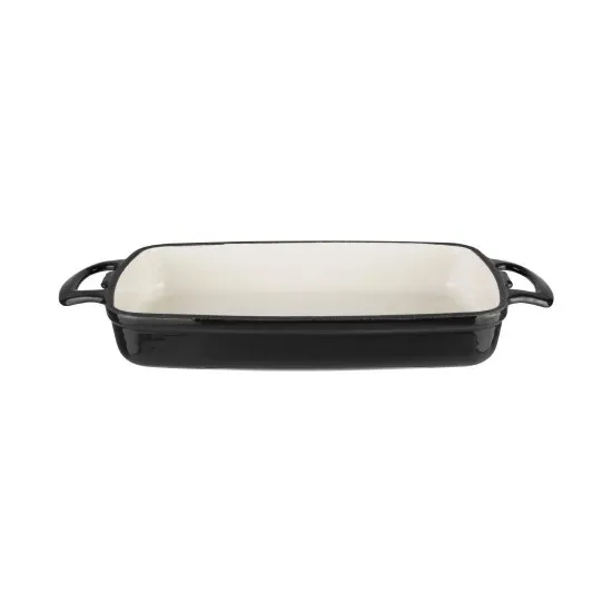 Vogue Rectangular Dish Blk - 1.8ltr 40x370x217mm