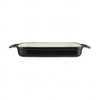 Vogue Rectangular Dish Blk - 1.8ltr 40x370x217mm