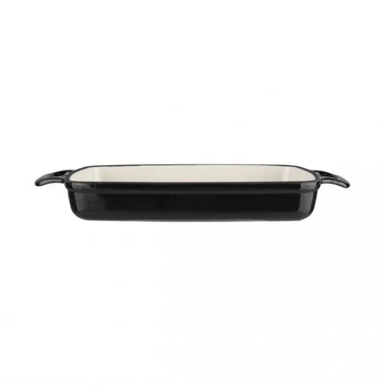 Vogue Rectangular Dish Blk - 2.8ltr 55x390x235mm