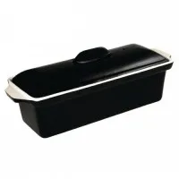 Vogue Pate Terrine Blk - 1.7ltr 110x340x105mm