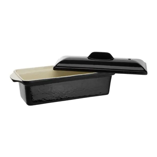 Vogue Pate Terrine Blk - 1.7ltr 110x340x105mm
