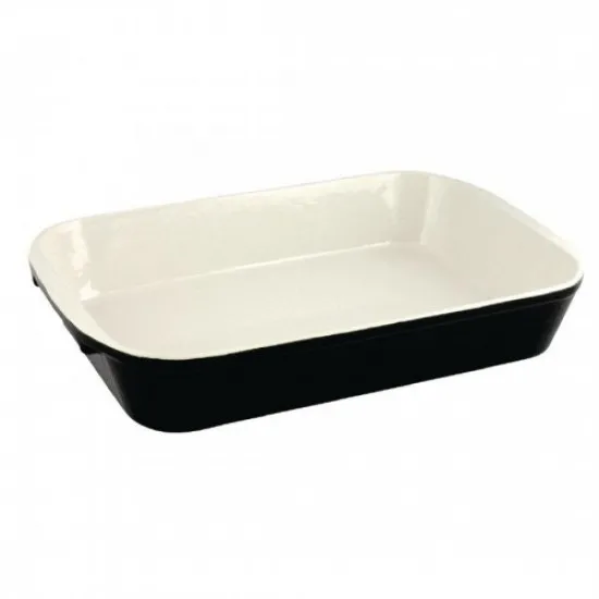 Vogue Roasting Dish Blk - 65x355x220mm
