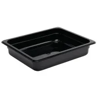 Black Polycarbonate Gn - 1/2 65mm