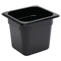 Black Polycarbonate Gn - 1/6 150mm