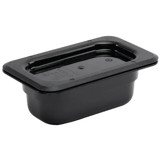 Black Polycarbonate Gn - 1/9 100mm