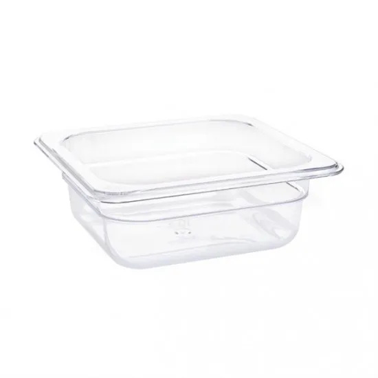 Clear Polycarbonate Gastronorm 1/6 150mm