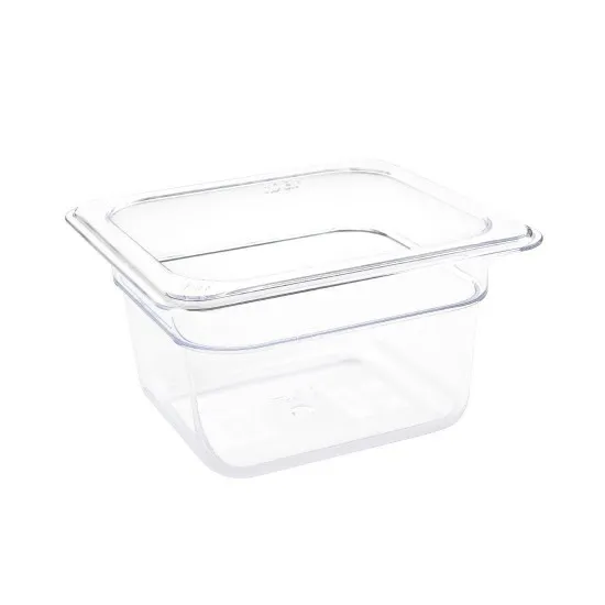 Clear Polycarbonate Gastronorm 1/6 150mm