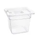 Clear Polycarbonate Gastronorm 1/6 150mm