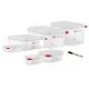 Araven Food Container - 1/9 Gn 1ltr With Lid 100mm (h) (pack 4)