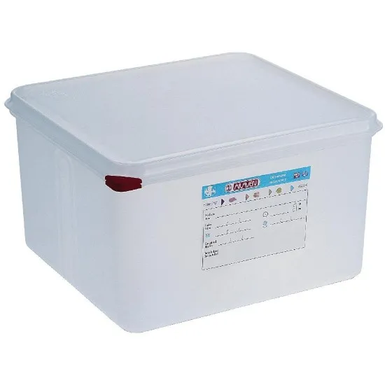 Araven Food Container - 2/3 Gn 19ltr With Lid 200mm (h) (pack 4)