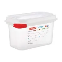Araven Food Containers - Gn 1/9 1.5ltr 150mm With Lids (box 4)