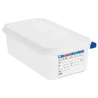 Araven Food Containers With Lids - 4ltr Gn 1/3 100mm  (box 4)