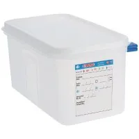 Araven Food Containers - Gn 1/3 6ltr 150mm  With Lids (box 4)