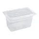 Polypropylene Gn Container 1/4 With Lid 100mm