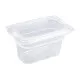 Polypropylene Gn Container 1/9 With Lid 100mm (4 Pack)