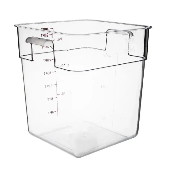 Polycarbonate Square Storage Container - 15ltr