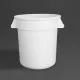 Vogue Round Container Bin White - 38ltr