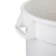 Vogue Round Container Bin White - 38ltr