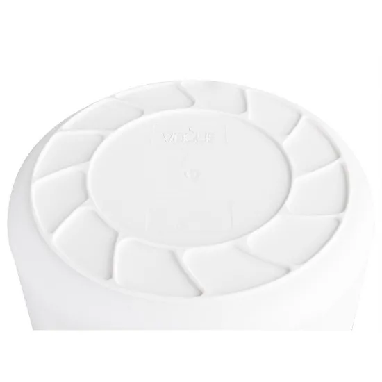 Vogue Round Container Bin White - 38ltr