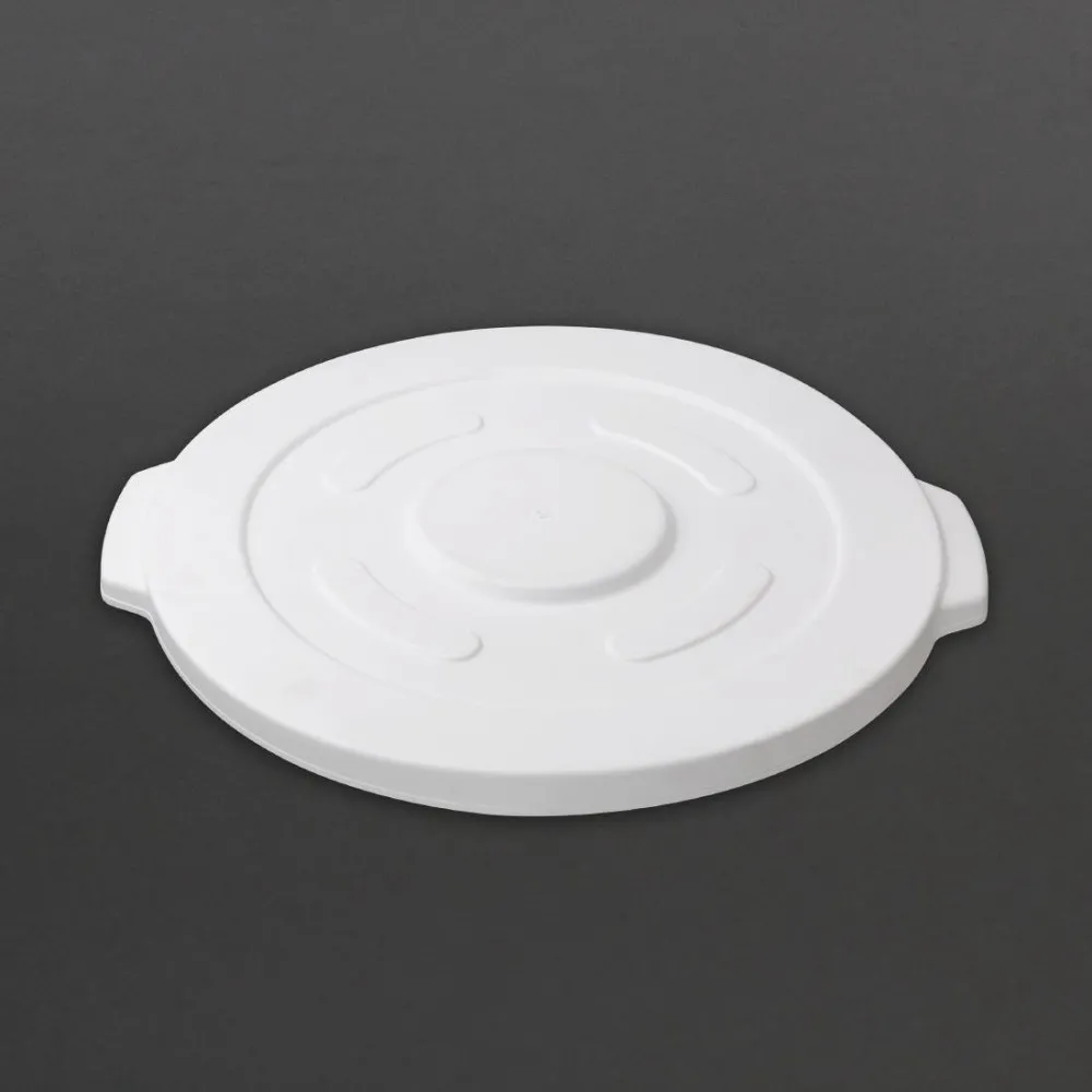 Vogue Round Container Lid White - 38ltr
