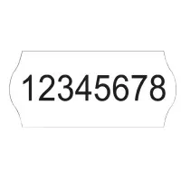 Plain White Removable Labels For Gh001 (box 15000)