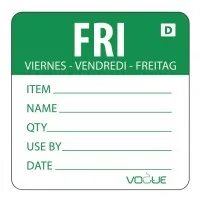 Vogue Day Label Friday Dissolvable Adhesive (roll 250)