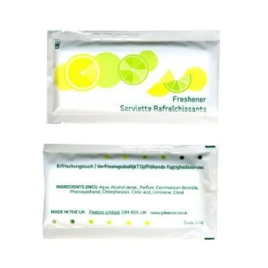 Freshening Hand Towel Large Lemon Scented X 500
