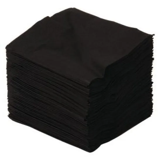 Fasana Black Napkin 2ply 1/4fold 250x250mm X 2000